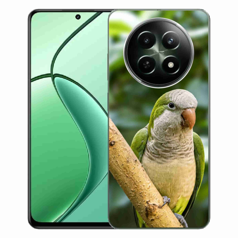 Gélový kryt mmCase na Realme 12 5G/12x 5G - papagáj mníšok