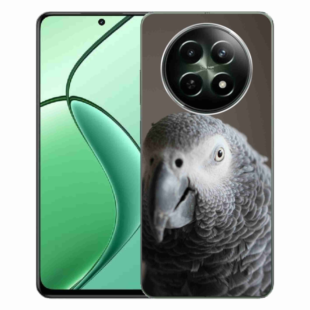 Gélový kryt mmCase na Realme 12 5G/12x 5G - papagáj žako 2