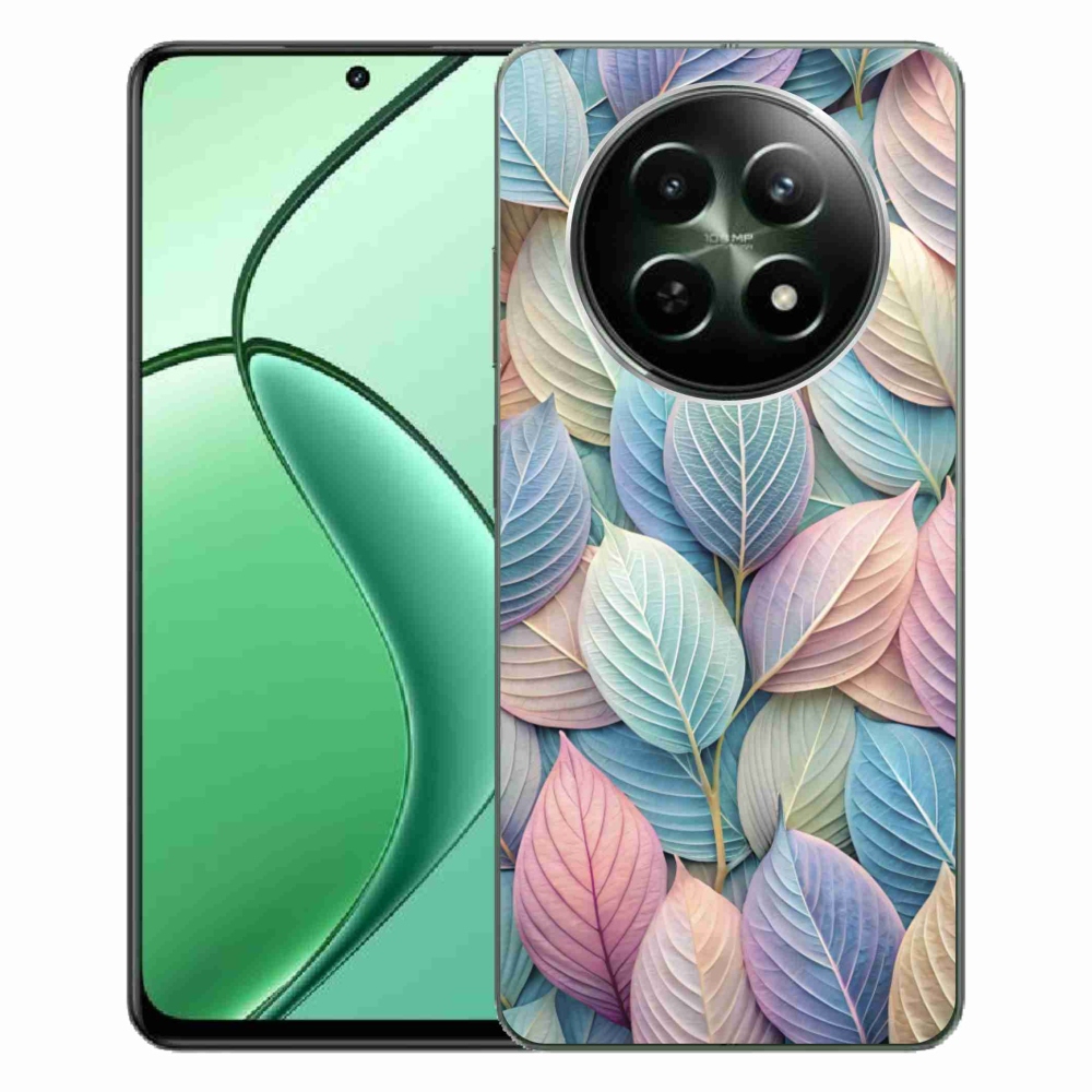 Gélový kryt mmCase na Realme 12 5G/12x 5G - pastelové listy