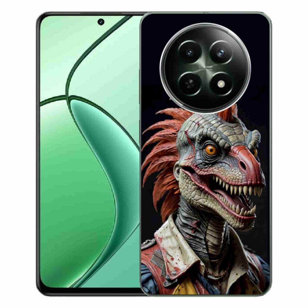 Gélový kryt mmCase na Realme 12 5G/12x 5G - punk dinosaurus
