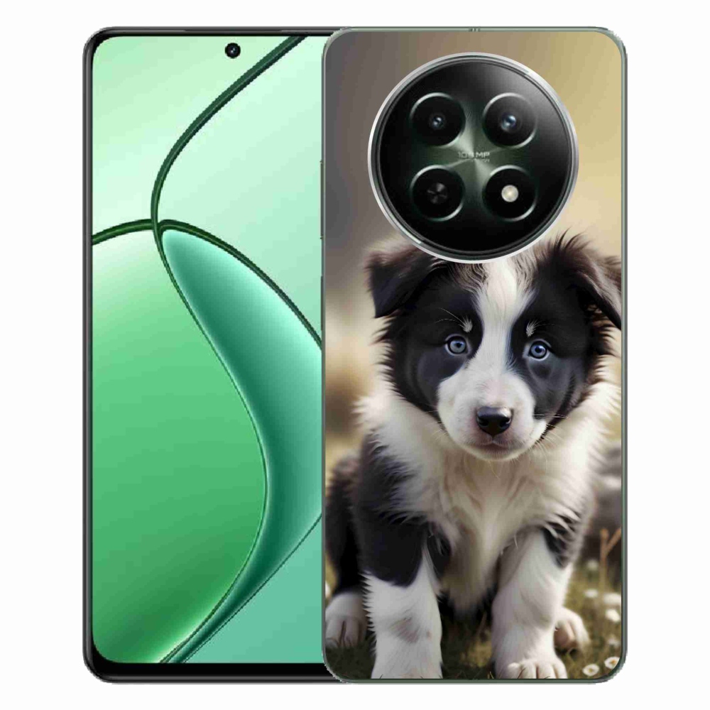 Gélový kryt mmCase na Realme 12 5G/12x 5G - roztomilá border kólia