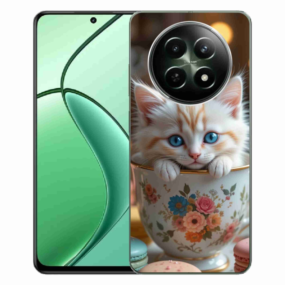 Gélový kryt mmCase na Realme 12 5G/12x 5G - roztomilé mačiatko 6