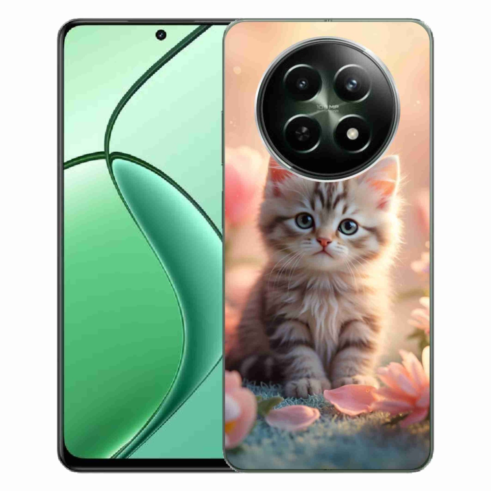 Gélový kryt mmCase na Realme 12 5G/12x 5G - roztomilé mačiatko 8