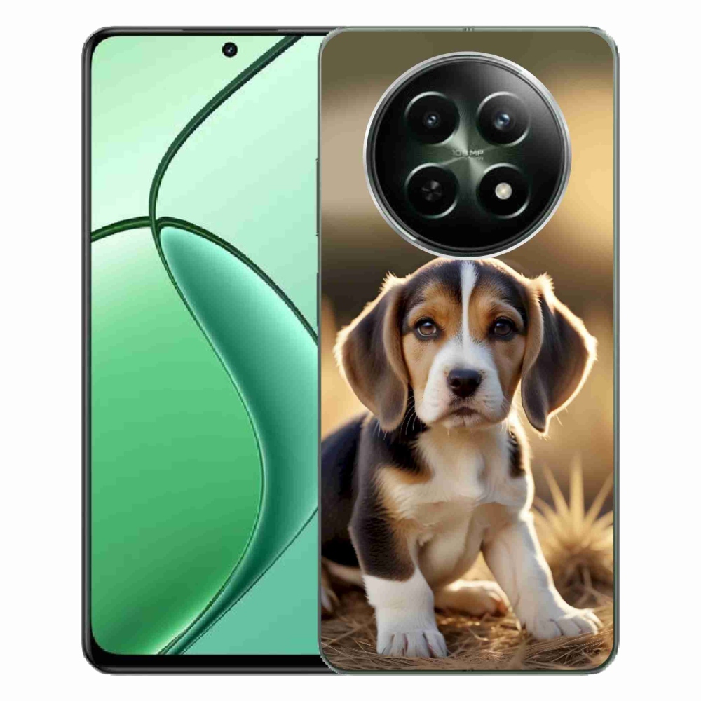 Gélový kryt mmCase na Realme 12 5G/12x 5G - roztomilý bígl