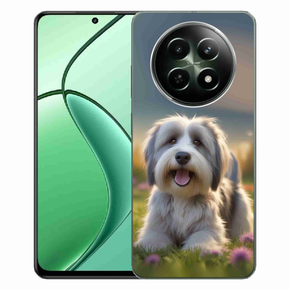 Gélový kryt mmCase na Realme 12 5G/12x 5G - roztomilý havanský psík