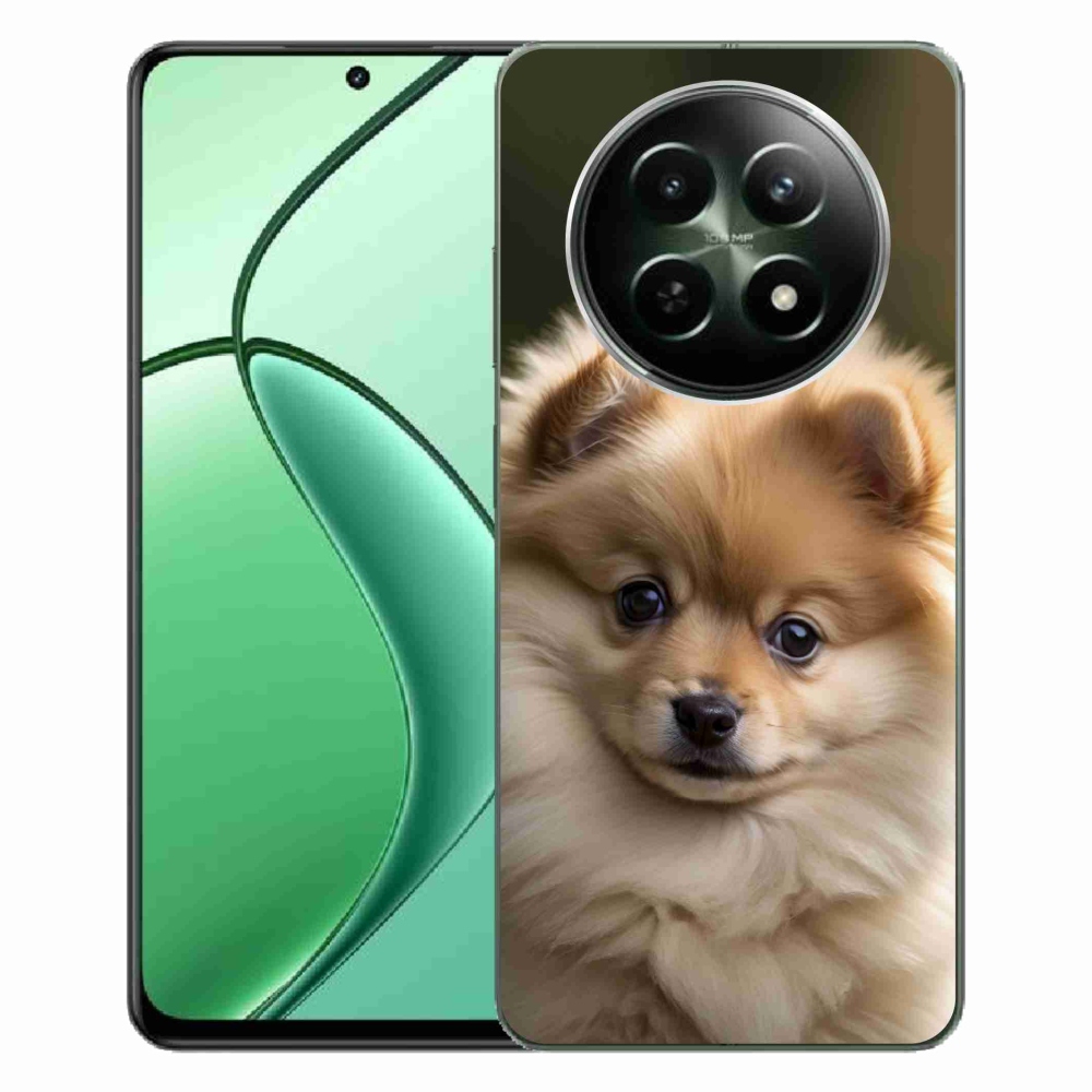 Gélový kryt mmCase na Realme 12 5G/12x 5G - roztomilý pomeranian 2