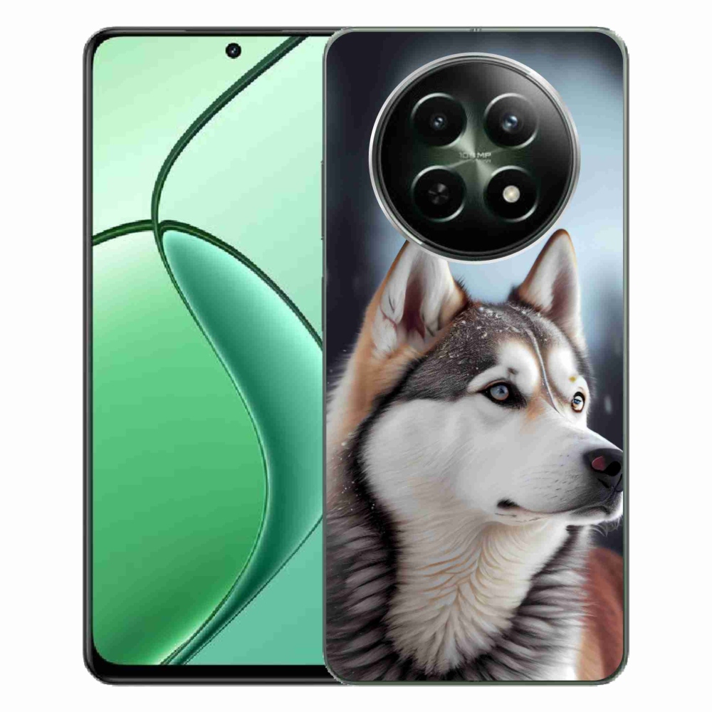 Gélový kryt mmCase na Realme 12 5G/12x 5G - sibírsky husky