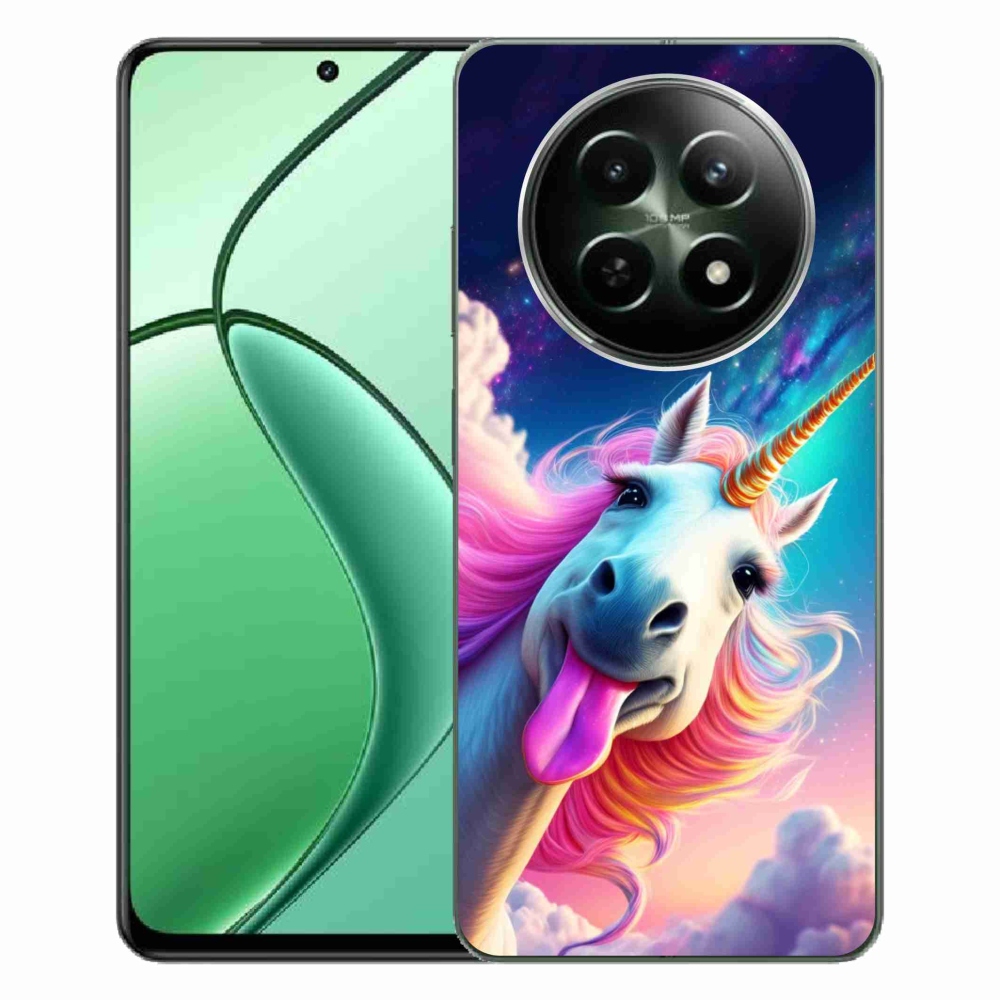 Gélový kryt mmCase na Realme 12 5G/12x 5G - šialený jednorožec