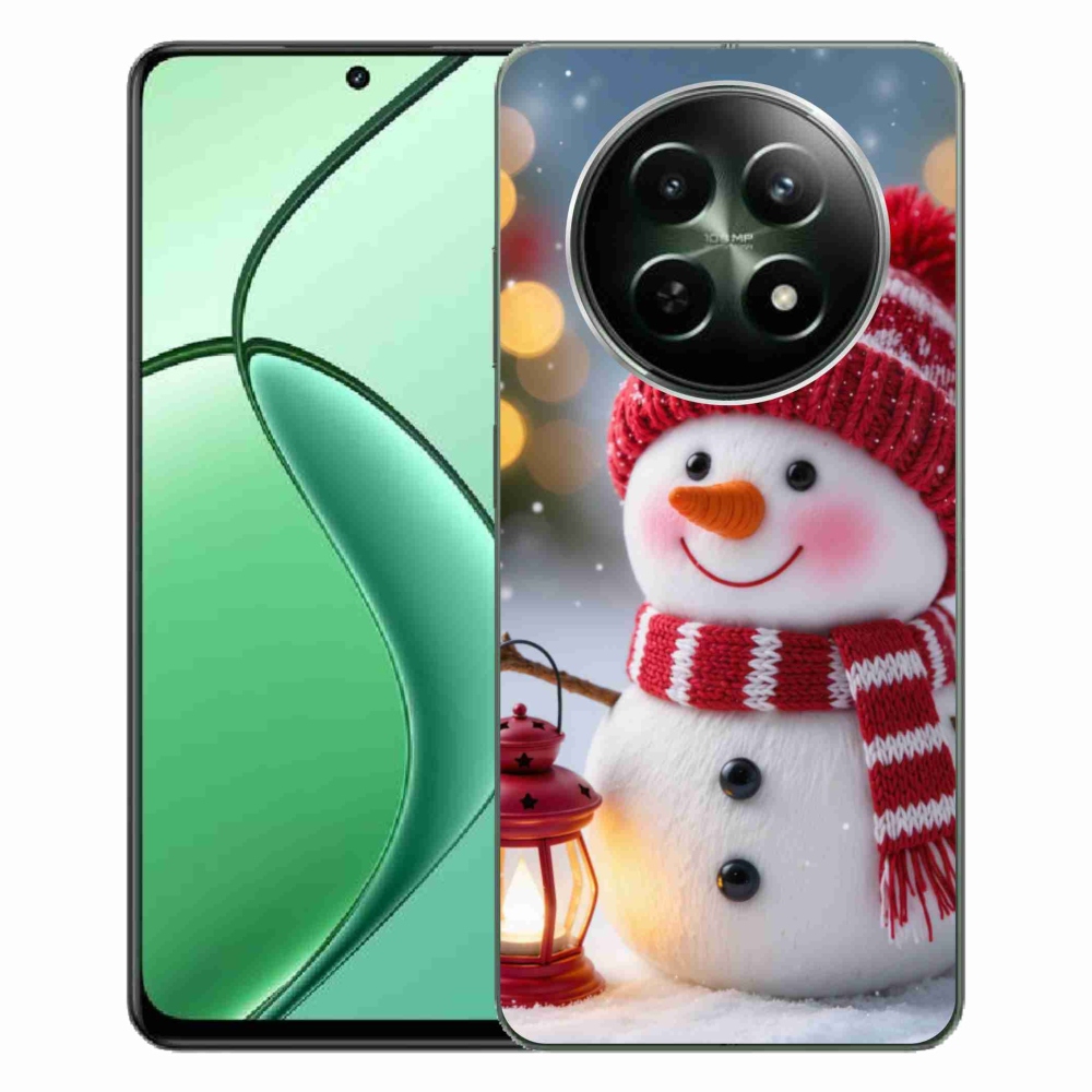Gélový kryt mmCase na Realme 12 5G/12x 5G - snehuliak 2