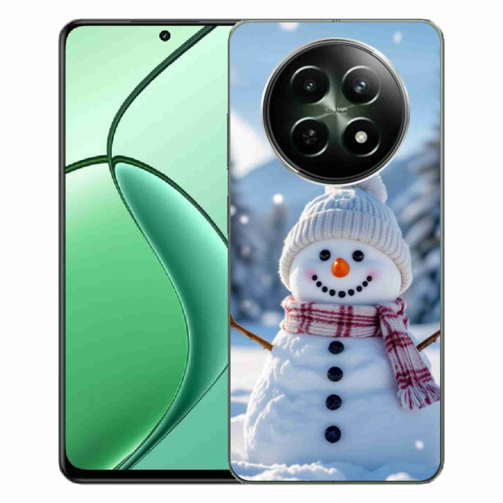 Gélový kryt mmCase na Realme 12 5G/12x 5G - snehuliak 3