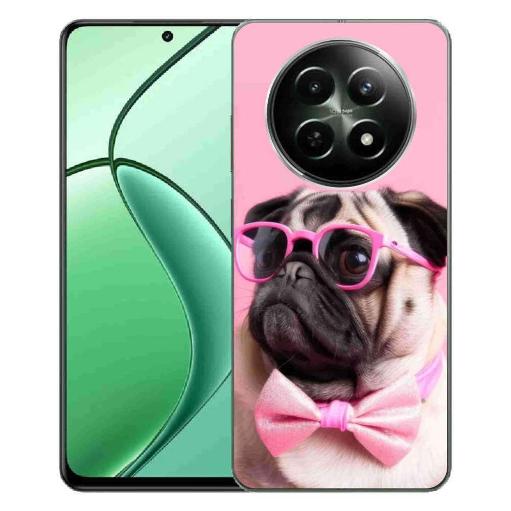 Gélový kryt mmCase na Realme 12 5G/12x 5G - štýlový mops