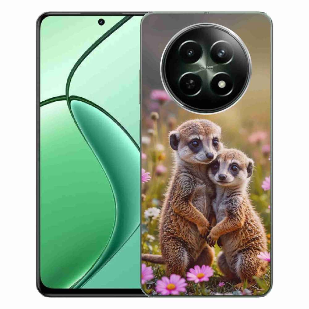Gélový kryt mmCase na Realme 12 5G/12x 5G - surikatí duo