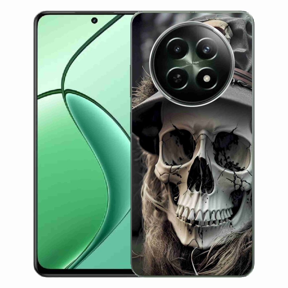 Gélový kryt mmCase na Realme 12 5G/12x 5G - temná lebka
