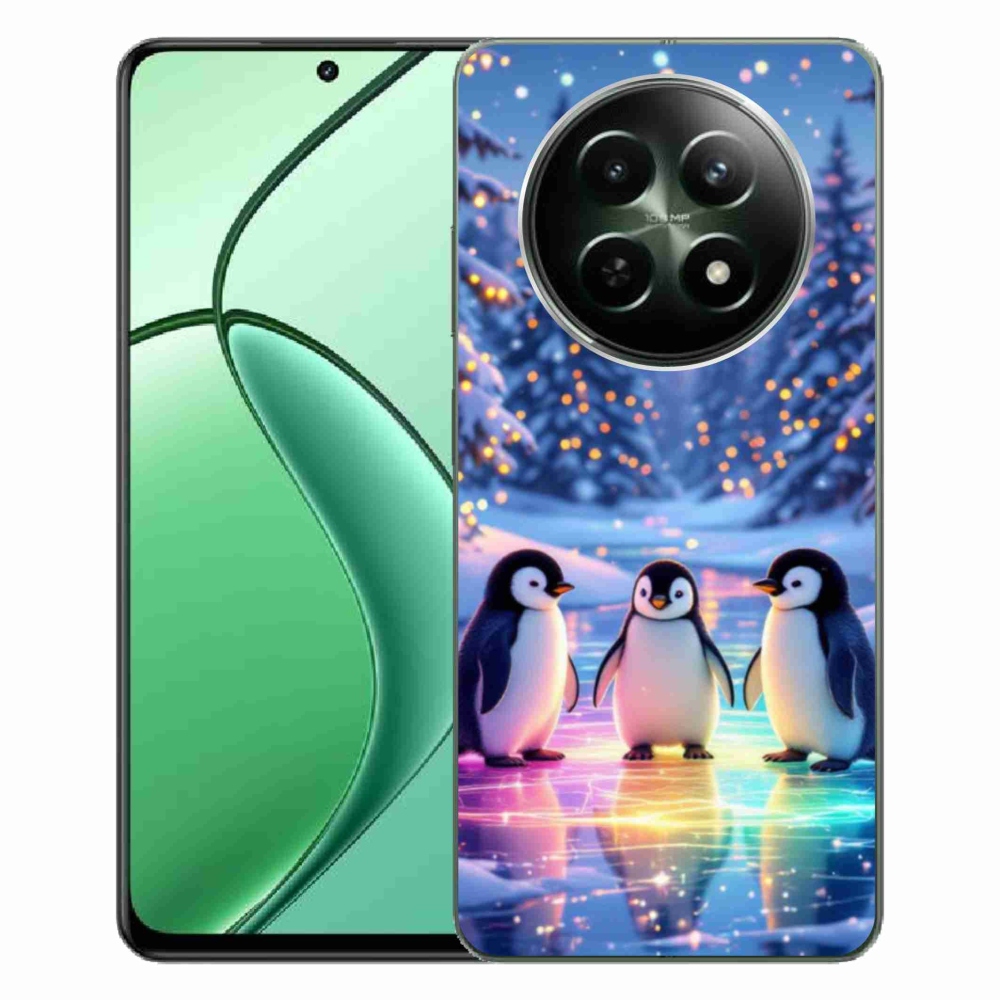 Gélový kryt mmCase na Realme 12 5G/12x 5G - tučniaky