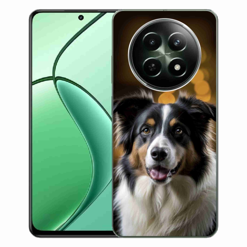 Gélový kryt mmCase na Realme 12 5G/12x 5G - usmievavý austrálsky ovčiak