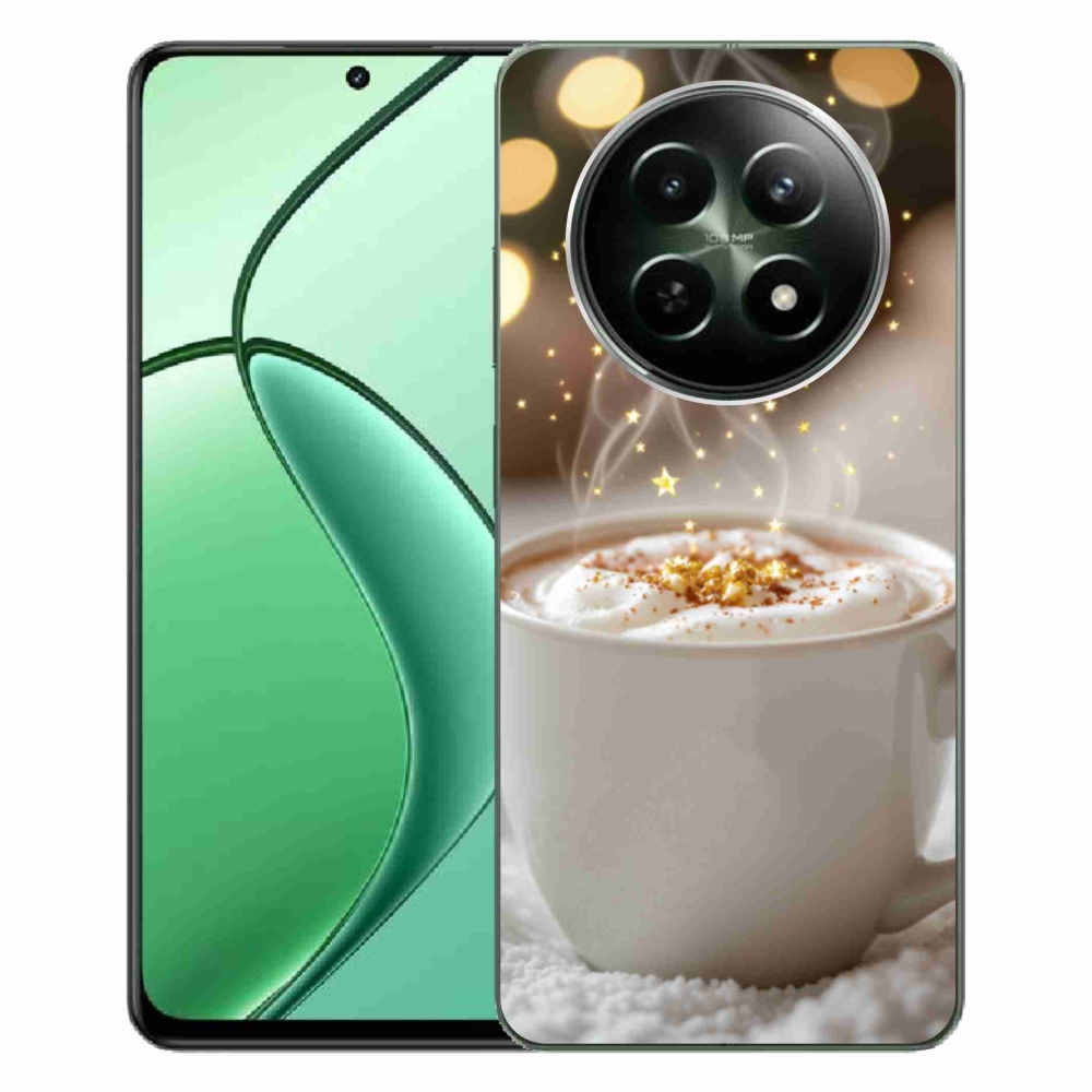 Gélový kryt mmCase na Realme 12 5G/12x 5G - vianočný horúci nápoj