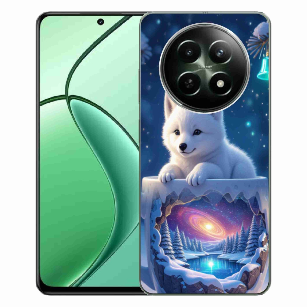 Gélový kryt mmCase na Realme 12 5G/12x 5G - vianočné šteňa