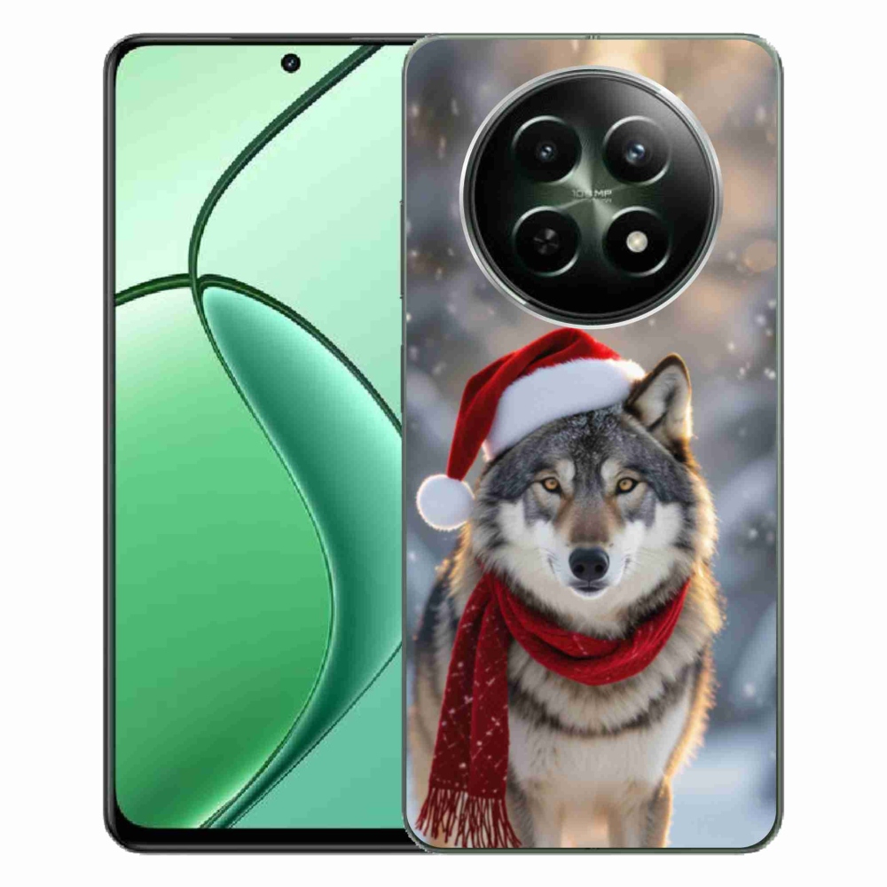 Gélový kryt mmCase na Realme 12 5G/12x 5G - vianočný vlk