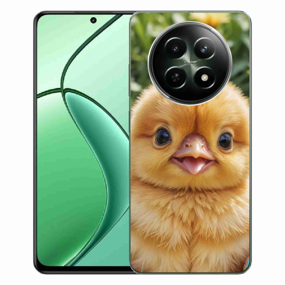 Gélový kryt mmCase na Realme 12 5G/12x 5G - veselé kuriatko