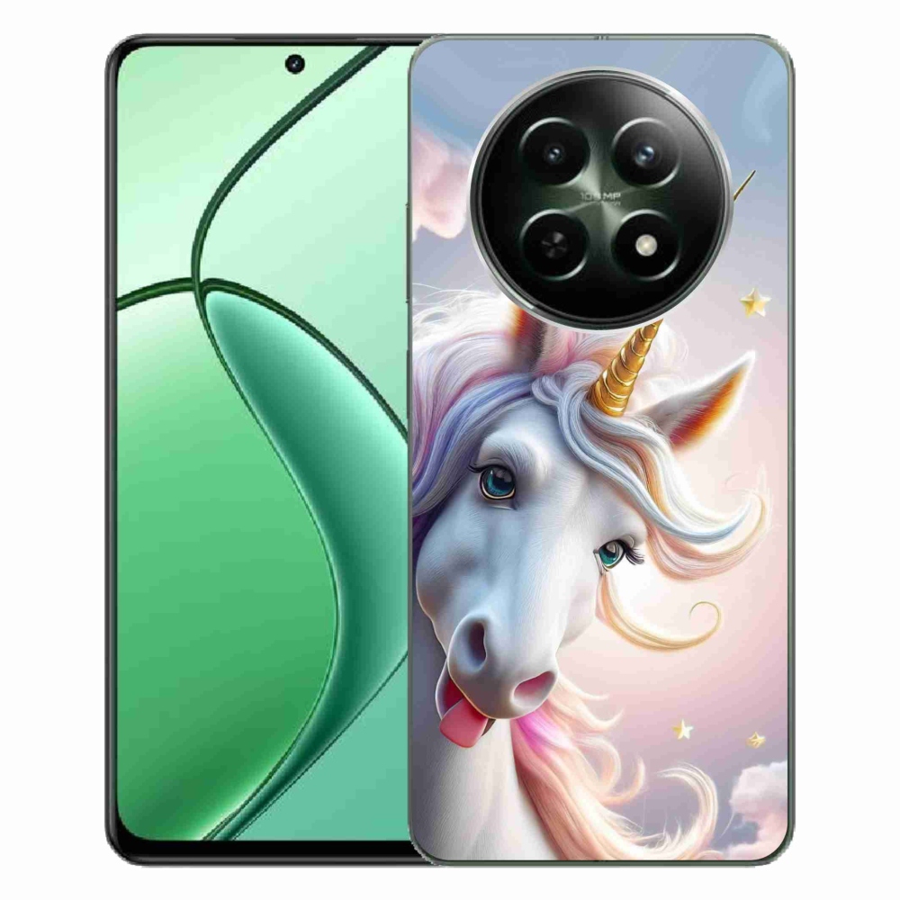 Gélový kryt mmCase na Realme 12 5G/12x 5G - veselý jednorožec