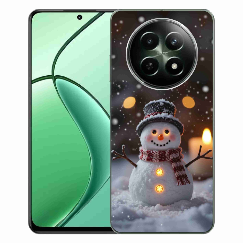 Gélový kryt mmCase na Realme 12 5G/12x 5G - veselý snehuliak