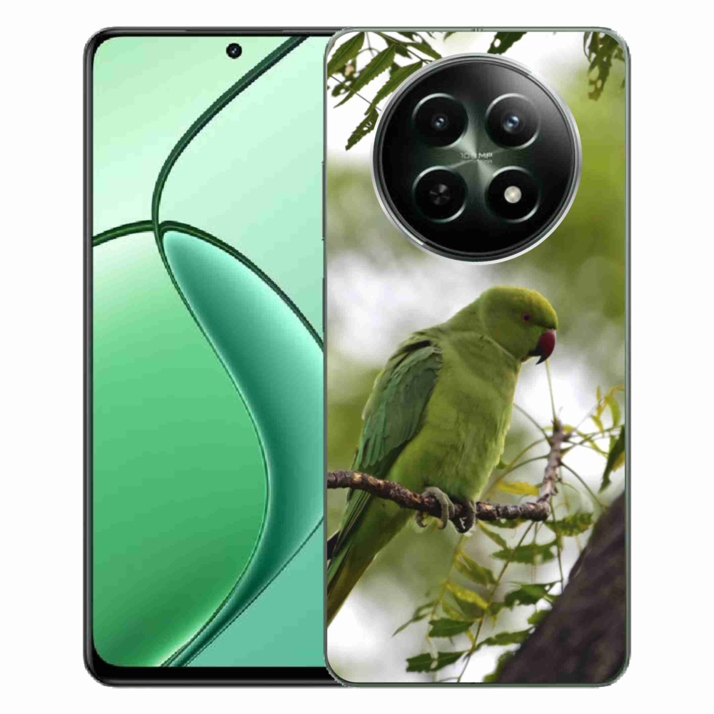 Gélový kryt mmCase na Realme 12 5G/12x 5G - zelený papagáj