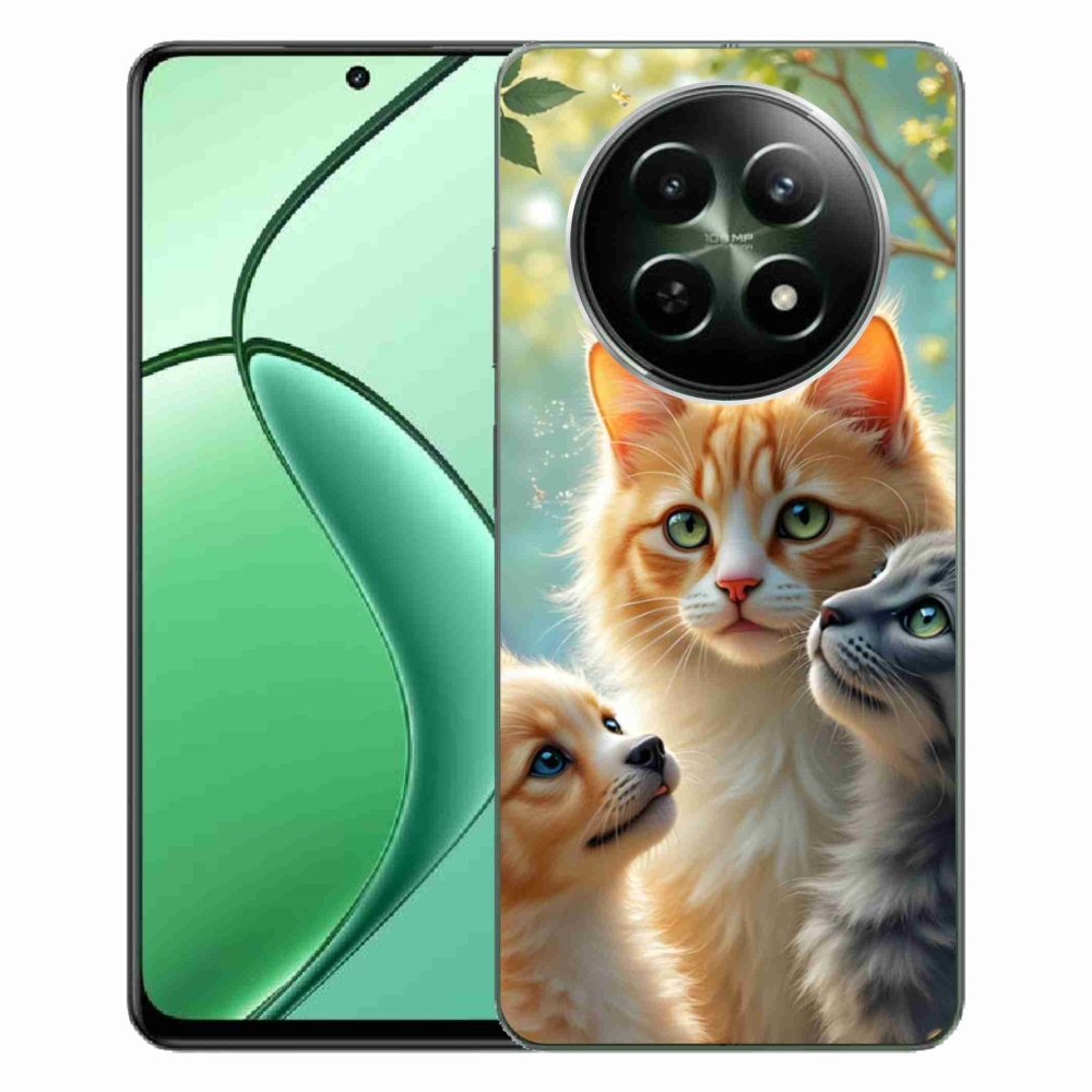 Gélový kryt mmCase na Realme 12 5G/12x 5G - zvieracie priateľstvo 2