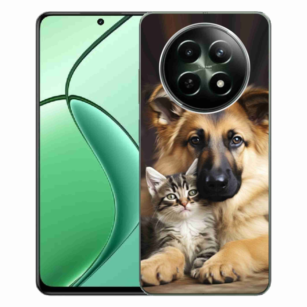 Gélový kryt mmCase na Realme 12 5G/12x 5G - zvieracie priateľstvo