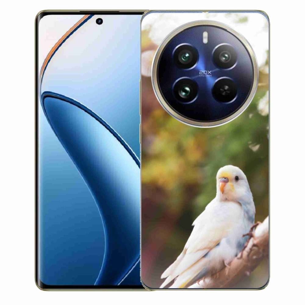 Gélový kryt mmCase na Realme 12 Pro 5G/12 Pro+ 5G - andulka biela