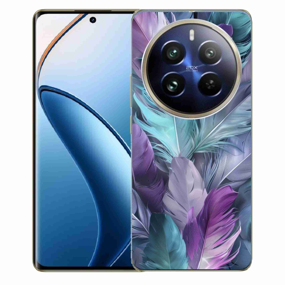 Gélový kryt mmCase na Realme 12 Pro 5G/12 Pro+ 5G - farebné perie 2