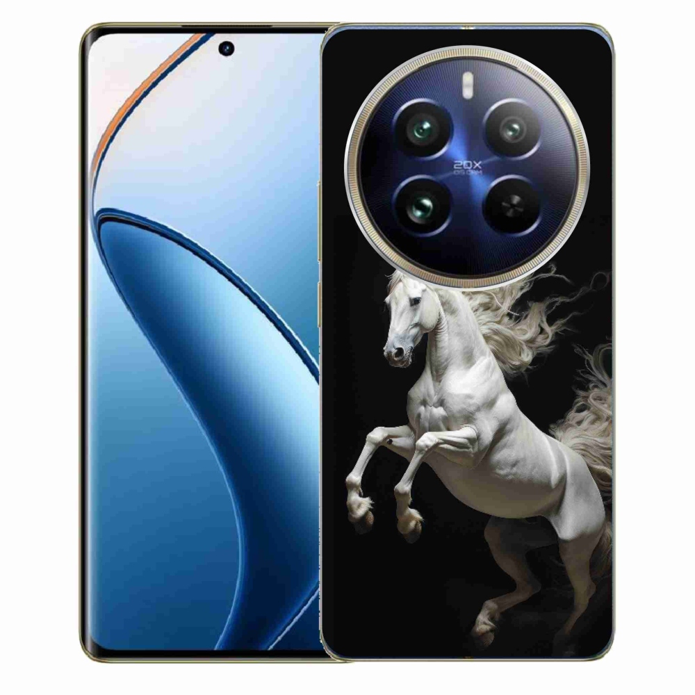 Gélový kryt mmCase na Realme 12 Pro 5G/12 Pro+ 5G - biely kôň 4