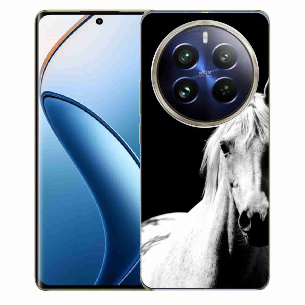 Gélový kryt mmCase na Realme 12 Pro 5G/12 Pro+ 5G - biely kôň 5