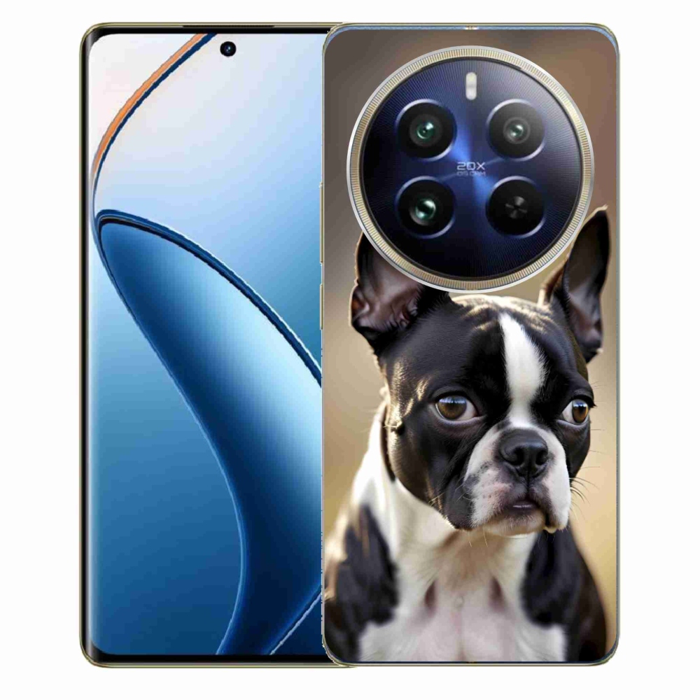 Gélový kryt mmCase na Realme 12 Pro 5G/12 Pro+ 5G - bostonský teriér