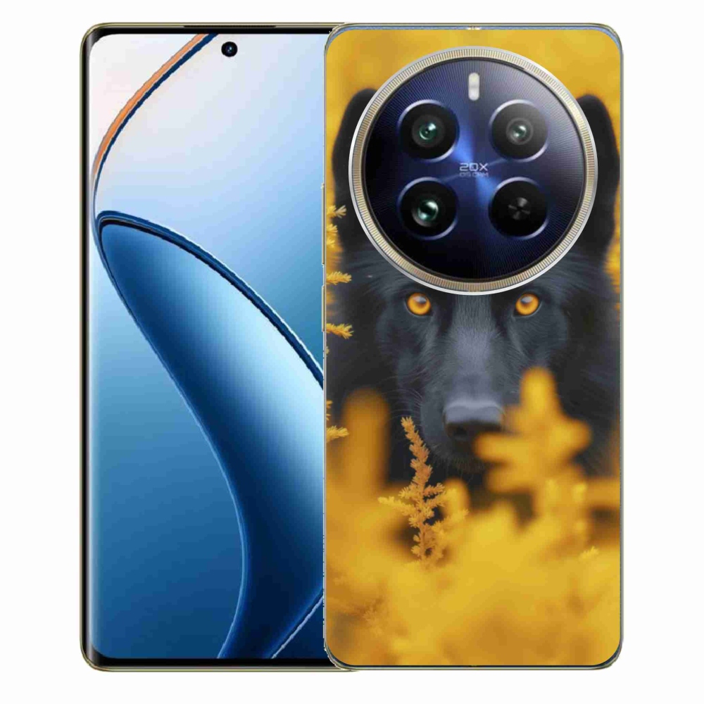 Gélový kryt mmCase na Realme 12 Pro 5G/12 Pro+ 5G - čierny vlk 2