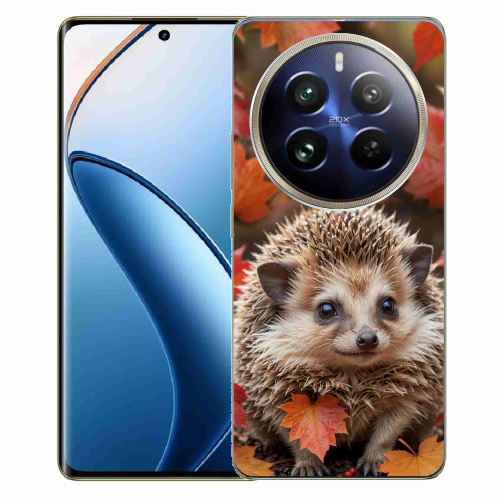 Gélový kryt mmCase na Realme 12 Pro 5G/12 Pro+ 5G - ježko v lístia