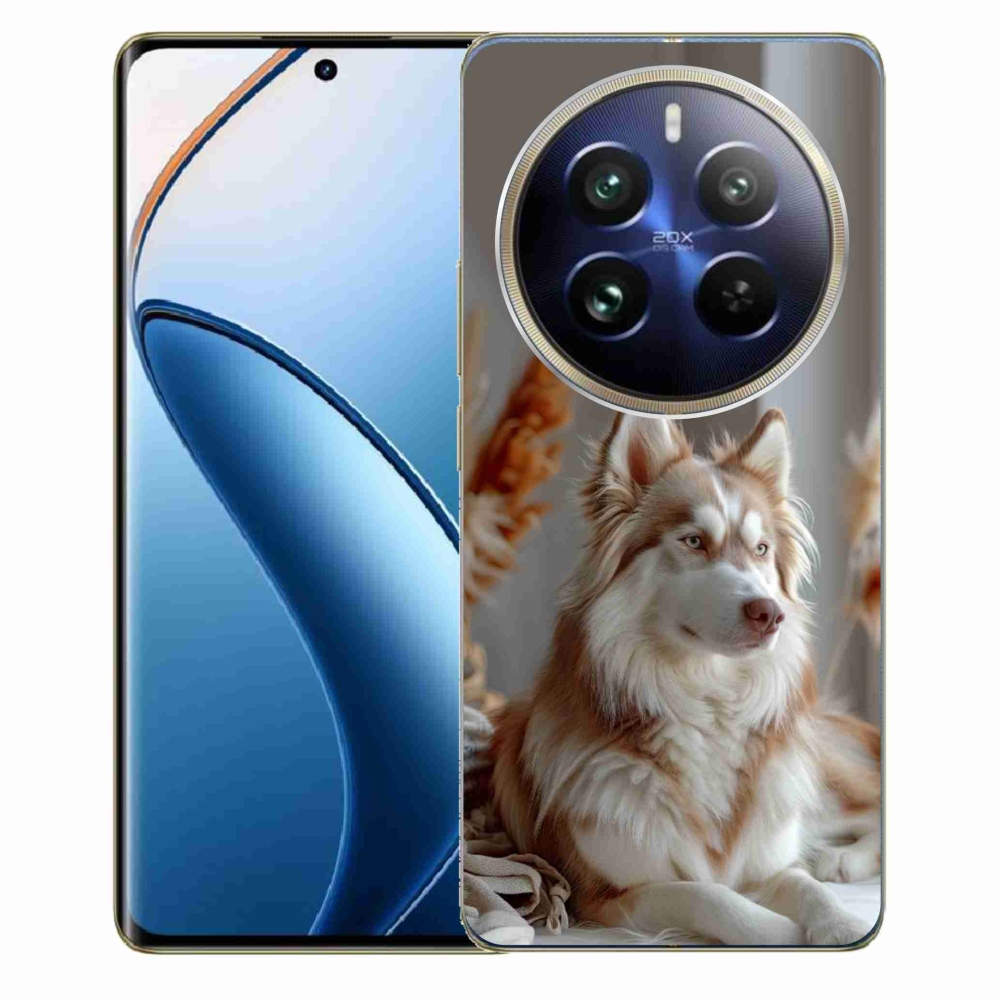 Gélový kryt mmCase na Realme 12 Pro 5G/12 Pro+ 5G - pokojný sibírsky husky