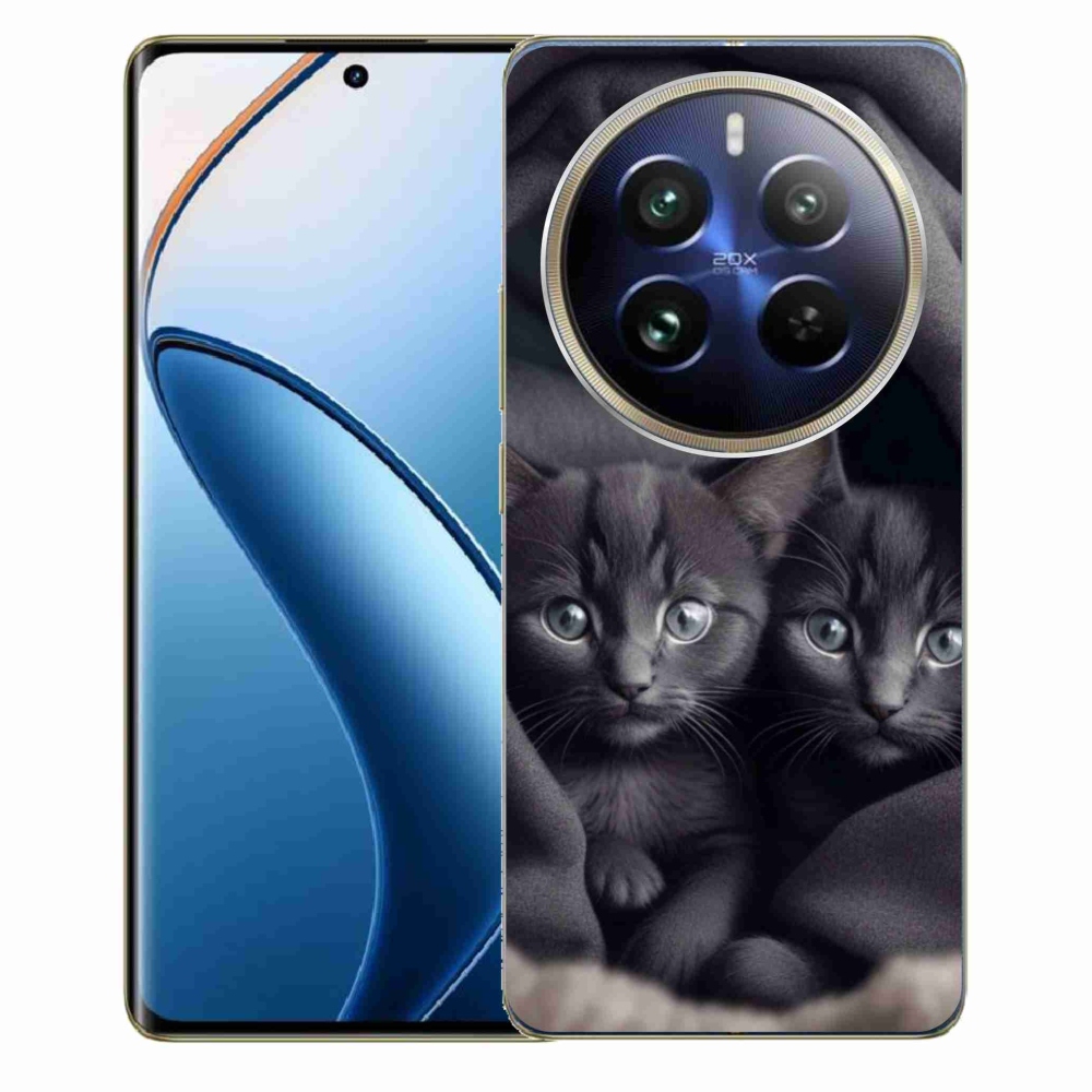 Gélový kryt mmCase na Realme 12 Pro 5G/12 Pro+ 5G - mačacie duo