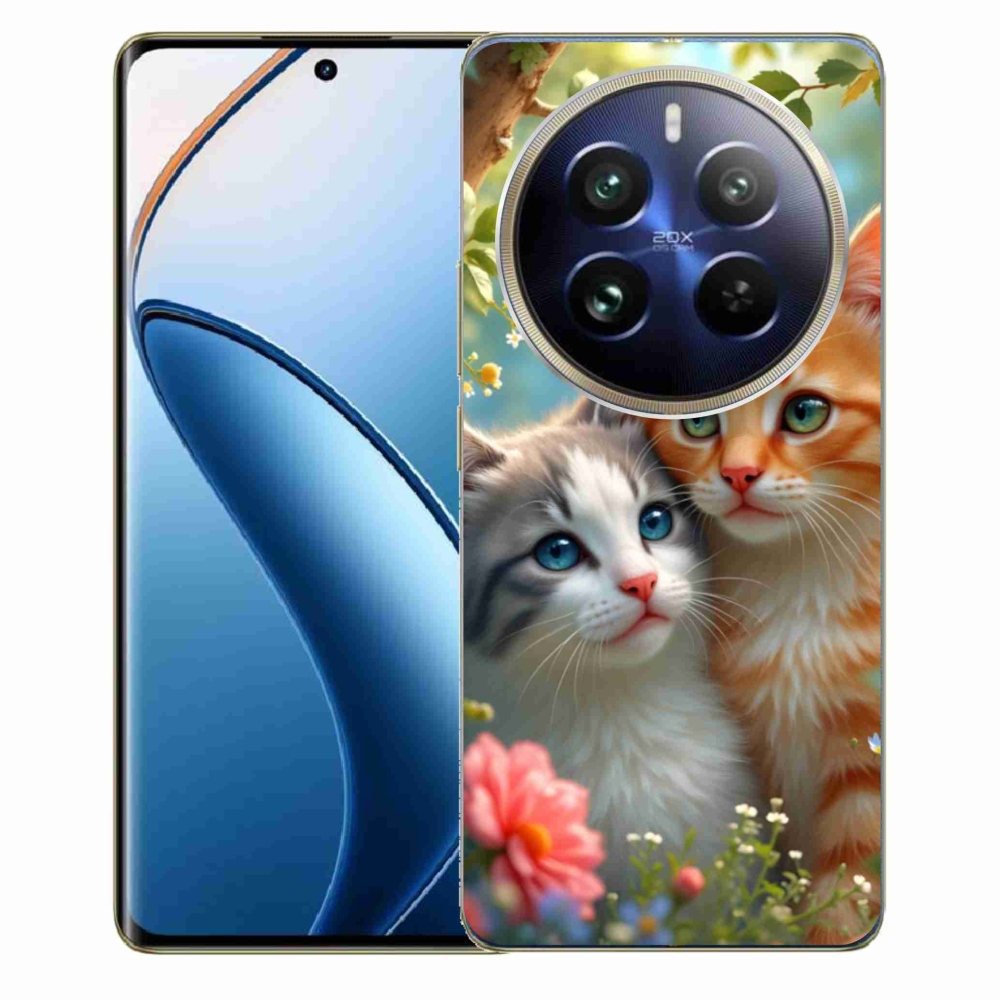 Gélový kryt mmCase na Realme 12 Pro 5G/12 Pro+ 5G - mačacia láska 2