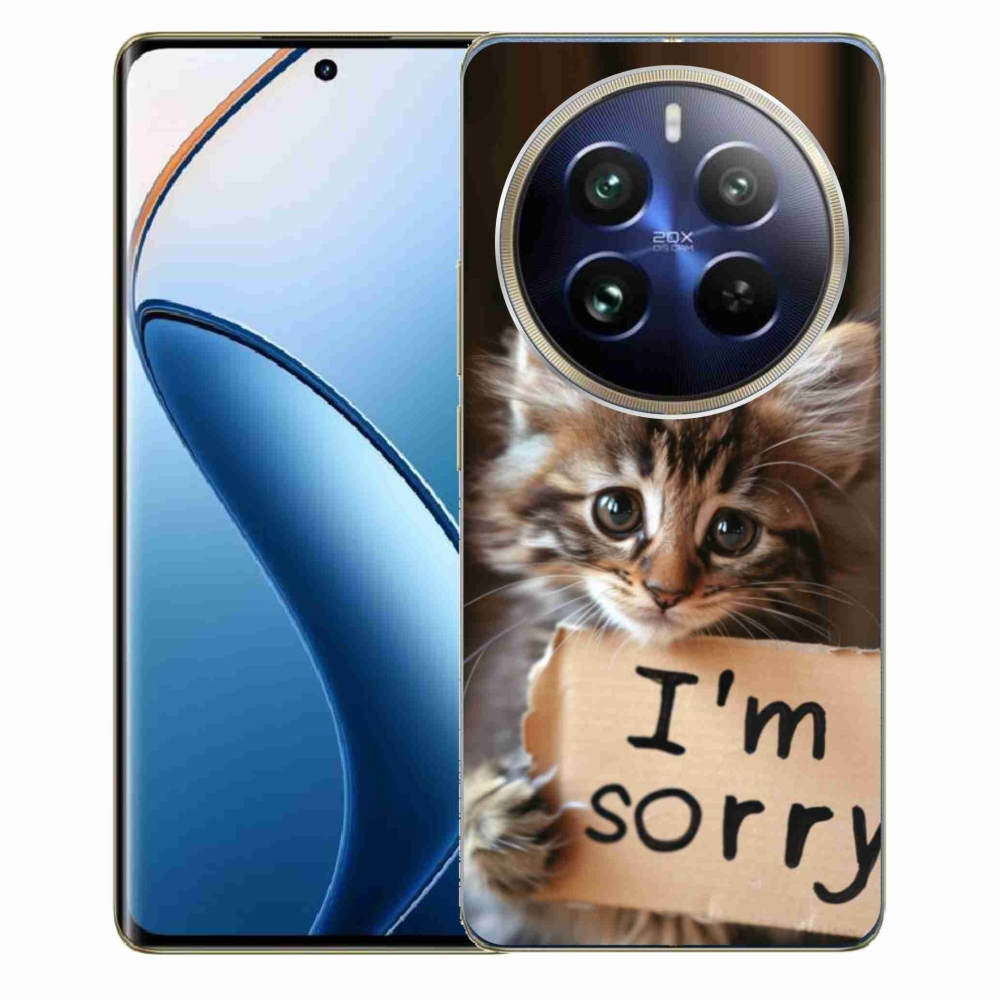Gélový kryt mmCase na Realme 12 Pro 5G/12 Pro+ 5G - mačacie ospravedlnenie