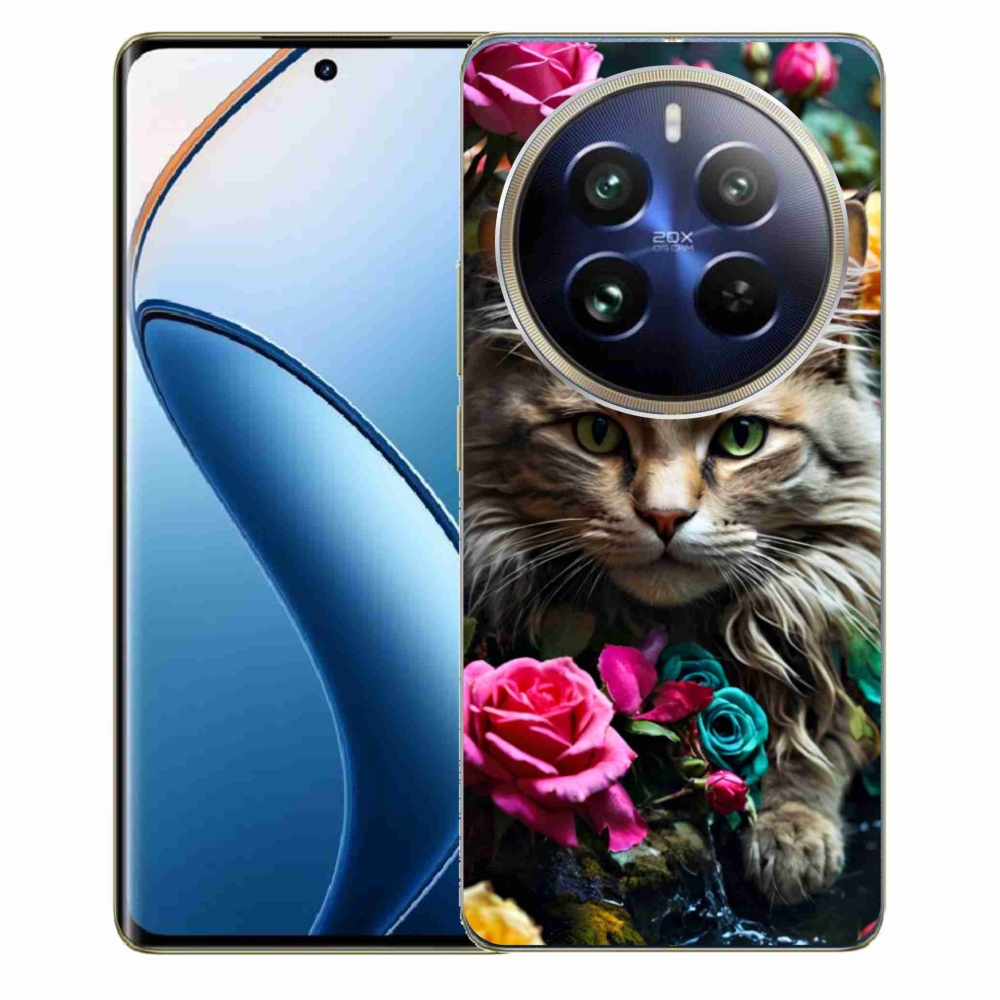 Gélový kryt mmCase na Realme 12 Pro 5G/12 Pro+ 5G - mačacie pohľad 2