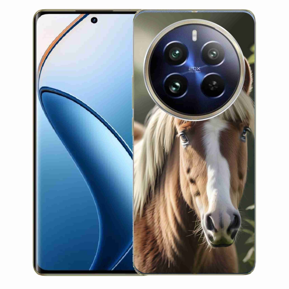 Gélový kryt mmCase na Realme 12 Pro 5G/12 Pro+ 5G - kôň so svetlou hrivou