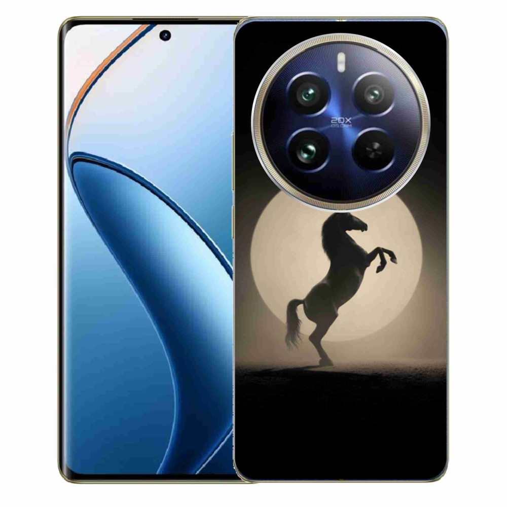 Gélový kryt mmCase na Realme 12 Pro 5G/12 Pro+ 5G - kôň v siluete