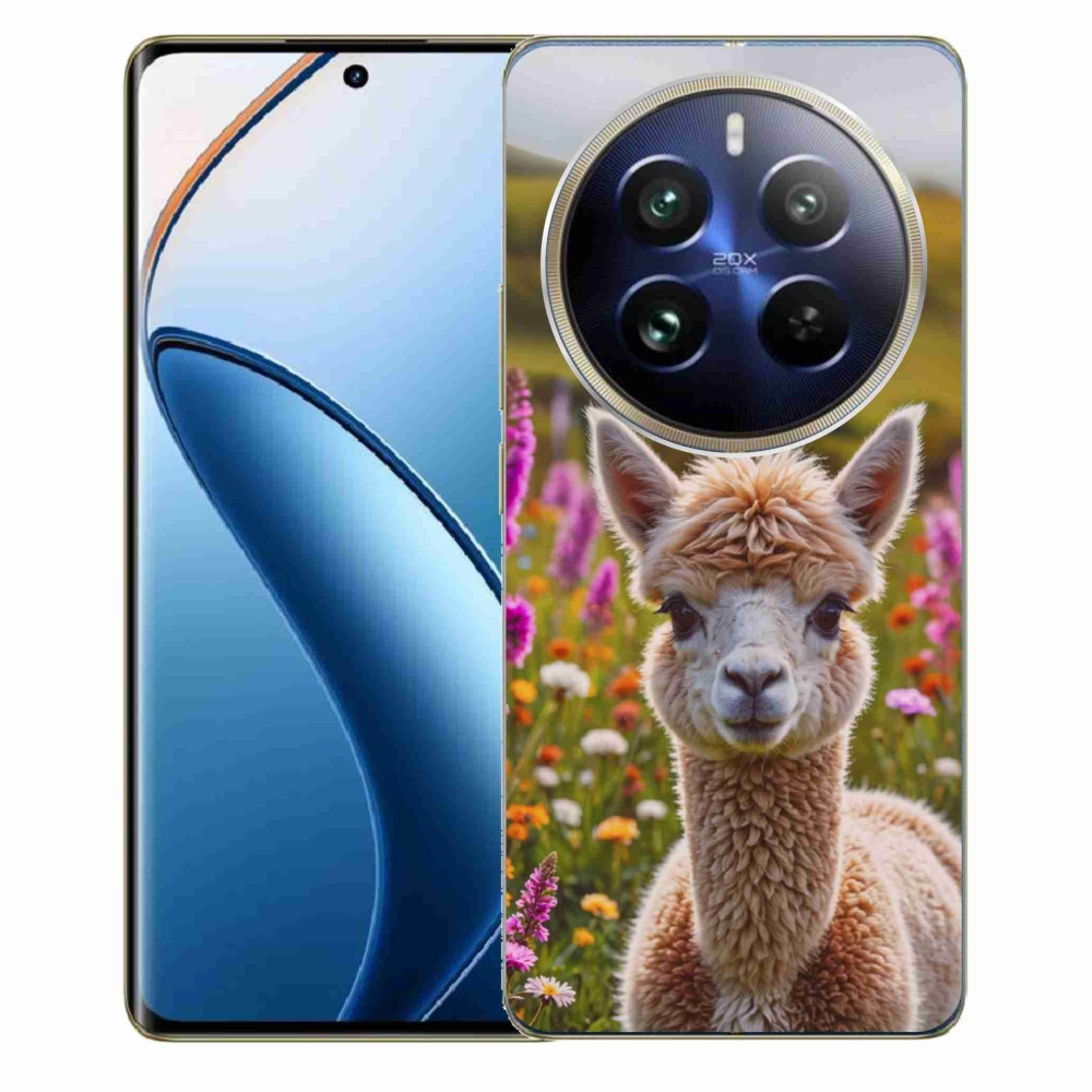 Gélový kryt mmCase na Realme 12 Pro 5G/12 Pro+ 5G - lama na lúke