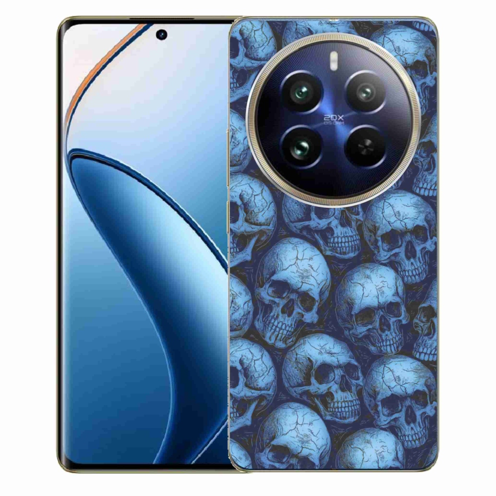 Gélový kryt mmCase na Realme 12 Pro 5G/12 Pro+ 5G - lebky
