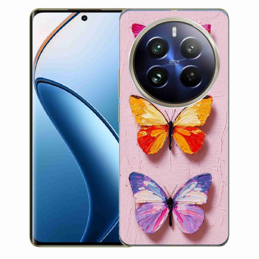 Gélový kryt mmCase na Realme 12 Pro 5G/12 Pro+ 5G - motýlia trojica