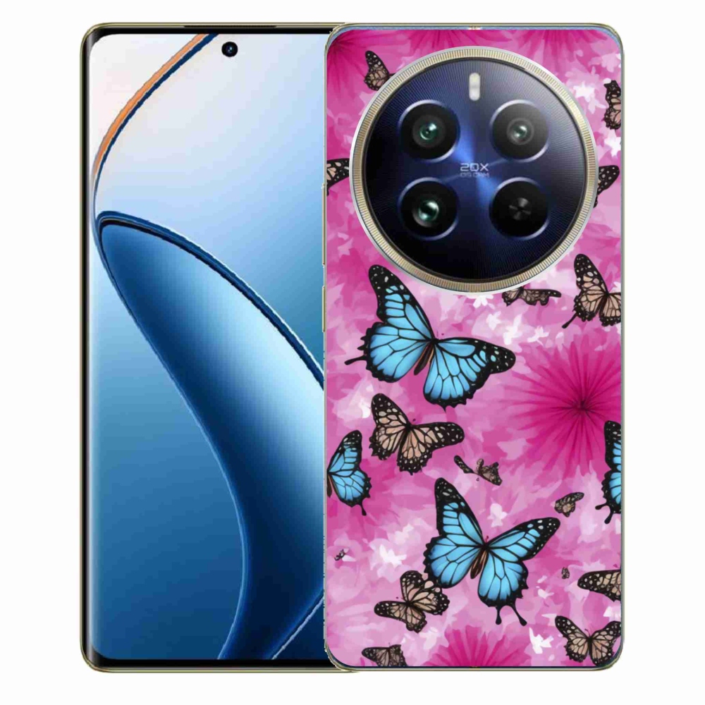 Gélový kryt mmCase na Realme 12 Pro 5G/12 Pro+ 5G - motýlia záhrada