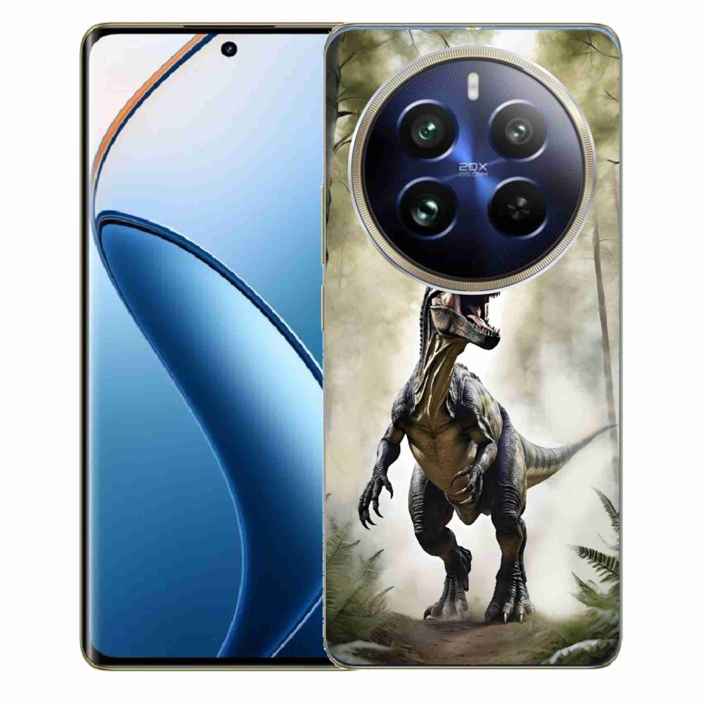 Gélový kryt mmCase na Realme 12 Pro 5G/12 Pro+ 5G - naštvaný T-Rex