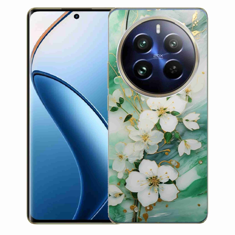 Gélový kryt mmCase na Realme 12 Pro 5G/12 Pro+ 5G - nežné kvety