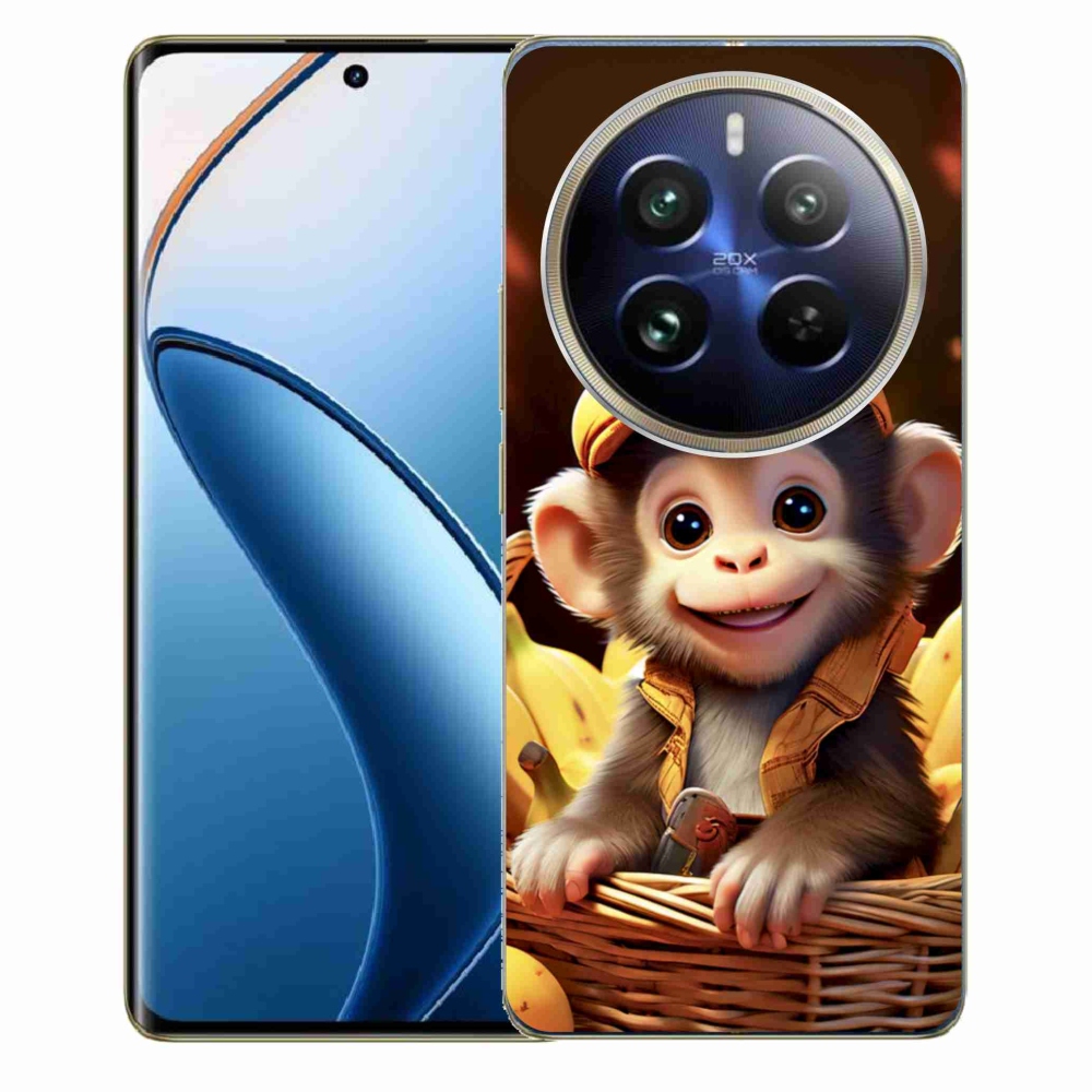 Gélový kryt mmCase na Realme 12 Pro 5G/12 Pro+ 5G - opice v košíku