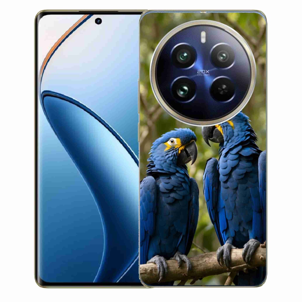 Gélový kryt mmCase na Realme 12 Pro 5G/12 Pro+ 5G - papagájové duo